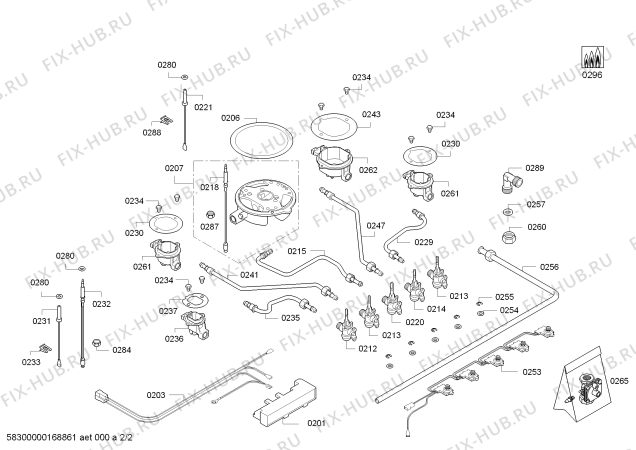 Взрыв-схема плиты (духовки) Bosch PPQ716B21A ENC.PPQ716B21A 4G+1W BO T70F 2011 - Схема узла 02