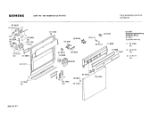 Схема №2 SN151335 с изображением Передняя панель для посудомойки Siemens 00114898