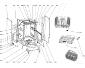 Схема №2 DEDW60SI с изображением Фиксатор для электропосудомоечной машины DELONGHI DAU1590834
