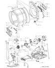 Схема №1 CDP 630 M с изображением Кнопка для сушильной машины Whirlpool 481241348358