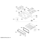Схема №5 HGS3023UC с изображением Крышка для духового шкафа Bosch 00622485