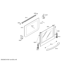 Схема №4 CF431350 с изображением Фронтальное стекло для плиты (духовки) Bosch 00710097
