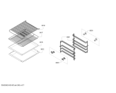 Схема №5 B84H42N5MC Mega SHH 8445 N с изображением Направляющая для плиты (духовки) Bosch 10000391