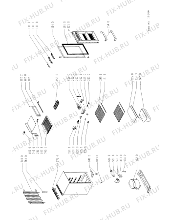 Схема №1 ARL 103/G ARL 103-IG-BS ARL 103/IG с изображением Дверь для холодильника Whirlpool 481944099315