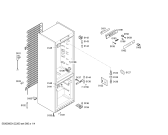 Схема №3 KGH39V03GB Classixx с изображением Дверь для холодильника Bosch 00244387
