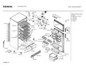 Схема №1 KS43V00TPTM с изображением Шильдик для холодильной камеры Siemens 00151625