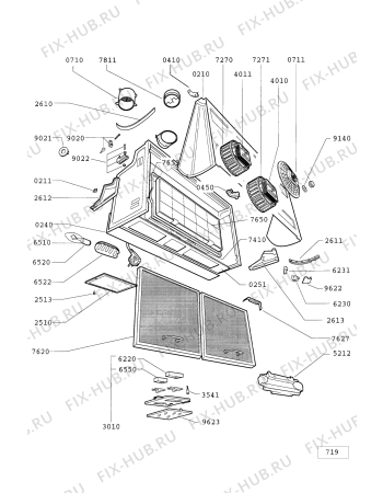 Схема №1 AKR 699 AV с изображением Всякое для вытяжки Whirlpool 481946238917