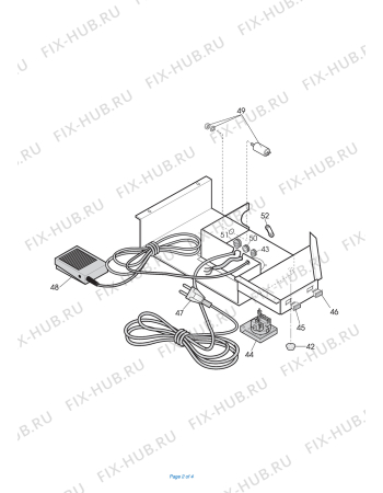 Схема №1 ADSS 3000 с изображением Держатель для электропарогенератора DELONGHI EU3220055