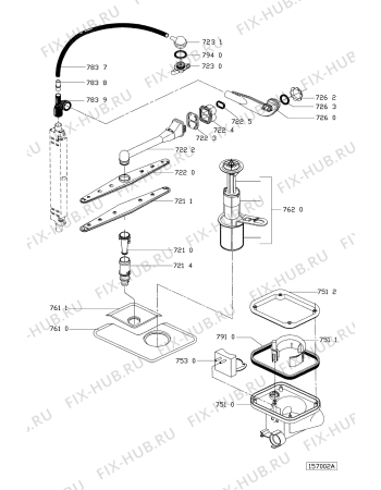 Схема №4 GCI 4755/2 W-SW с изображением Панель для посудомойки Whirlpool 481990501294