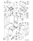 Схема №1 EV 1044 с изображением Обшивка для стиральной машины Whirlpool 481245212117