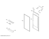 Схема №2 KI1212F30 с изображением Дверь для холодильника Bosch 00772272