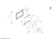 Схема №5 BS270131 с изображением Рамка для духового шкафа Bosch 00684066