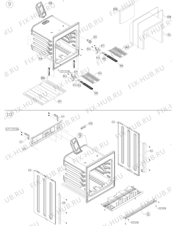 Схема №5 KN6110W1 (262242, F7312ZGRUW) с изображением Разбрызгиватель для плиты (духовки) Gorenje 345654