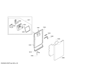 Схема №5 SPS40E42RU с изображением Передняя панель для посудомоечной машины Bosch 00707279