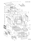 Схема №1 FQ611OP (F032550) с изображением Обшивка для плиты (духовки) Indesit C00116603
