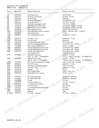 Схема №20 GM245160 с изображением Лампа для посудомойки Bosch 00323256