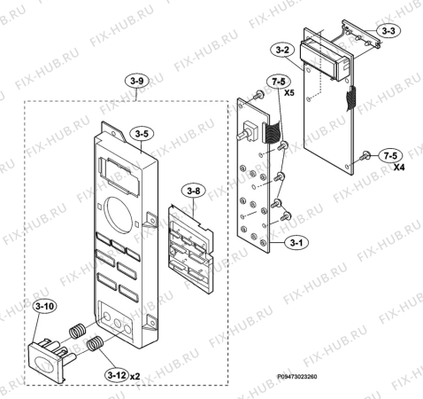 Взрыв-схема микроволновой печи Aeg Electrolux MCD2661E-W - Схема узла Section 2