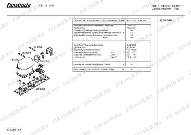 Схема №2 CE112100 constructa energy с изображением Емкость для заморозки для холодильной камеры Bosch 00238924