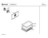 Схема №3 P1HEB34020 с изображением Ручка управления духовкой для духового шкафа Bosch 00418632