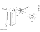 Схема №3 KIL38A42 с изображением Крышка для холодильной камеры Bosch 00616877