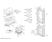 Схема №4 KGN46SMA02 S42STRP4 с изображением Выдвижной ящик для холодильной камеры Bosch 00748541