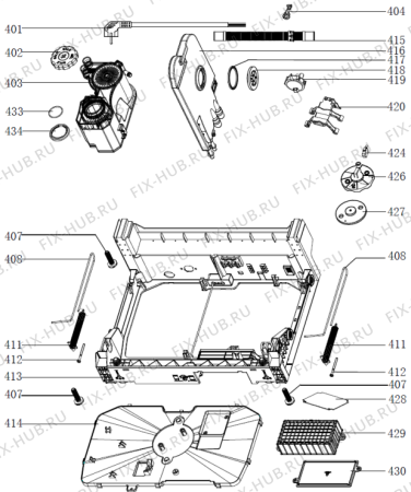 Взрыв-схема посудомоечной машины Gorenje GV61010UK (588561, WQP12-7711L) - Схема узла 04