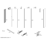 Схема №7 B36IT71SN с изображением Крышка для холодильника Bosch 00646890
