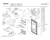 Схема №3 KS40U640 с изображением Дверь для холодильника Siemens 00243601