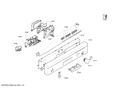 Схема №5 SE25E234EU с изображением Модуль управления для электропосудомоечной машины Bosch 00499737