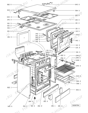 Схема №2 CGA 520 с изображением Шланг для электропечи Whirlpool 481953048712