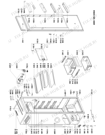 Схема №2 KVIC 3470 A++ с изображением Панель управления для холодильника Whirlpool 481010802870
