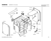 Схема №5 SE35M651II с изображением Панель управления для электропосудомоечной машины Siemens 00441057