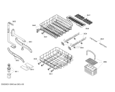 Схема №5 SGD55E02EU с изображением Передняя панель для посудомойки Bosch 00660156