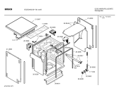 Схема №6 SGS53A62 с изображением Передняя панель для электропосудомоечной машины Bosch 00434718