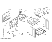 Схема №4 3HB558XF H.BA.PY.L3D.IN.GLASS.FL/.X.E3_COT/ с изображением Внешняя дверь для плиты (духовки) Bosch 00746239