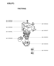 Схема №4 F8604299(0) с изображением Прокладка для кофеварки (кофемашины) Krups MS-0908110