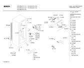 Схема №2 KSV39602ME с изображением Дверь для холодильной камеры Bosch 00240691