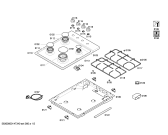 Схема №2 OCA552 с изображением Столешница для плиты (духовки) Bosch 00249476
