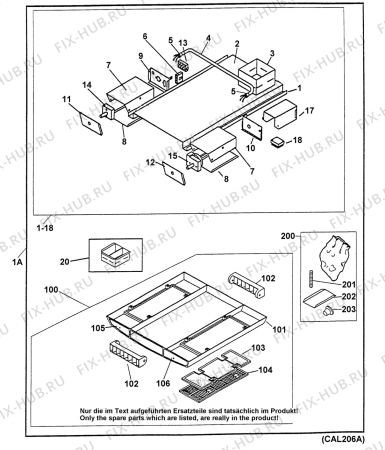 Взрыв-схема холодильника Electrolux CAL61.206 - Схема узла Air Box