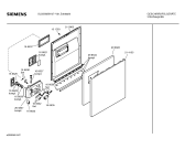 Схема №5 SL35590SK с изображением Передняя панель для посудомоечной машины Siemens 00359848