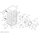 Схема №5 WM14E495CH iQ390 varioPerfect с изображением Вкладыш в панель для стиралки Siemens 12005086