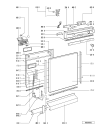 Схема №2 ADP 962/3 WHM с изображением Мини-ручка для электропосудомоечной машины Whirlpool 481241358929