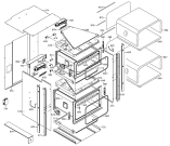 Схема №5 BDU2135AX (252639, 720 04) с изображением Обшивка для электропечи Gorenje 267223