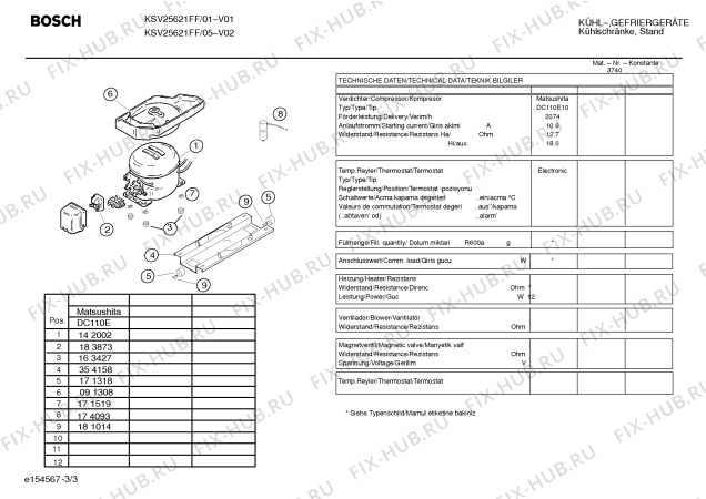 Схема №3 KSV33621FF с изображением Инструкция по эксплуатации для холодильной камеры Bosch 00584176