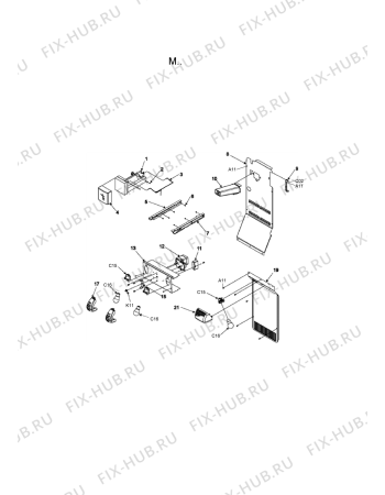 Схема №11 AB2526PEKW с изображением Шуруп Whirlpool 482000020062