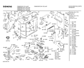 Схема №4 SN28250 с изображением Панель для посудомойки Siemens 00287524