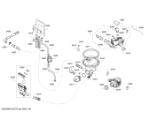 Схема №5 SHE55C05UC с изображением Корзина для посуды для электропосудомоечной машины Bosch 00248821