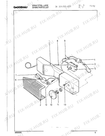Схема №13 IK544023 с изображением Планка для холодильной камеры Bosch 00293556