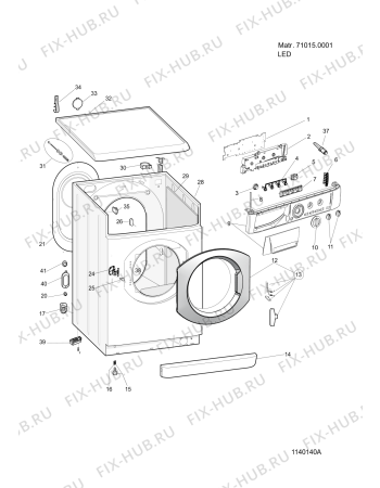 Схема №3 AR83IT (F052832) с изображением Инструкция по обслуживанию для стиралки Indesit C00263049