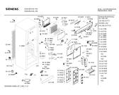 Схема №3 KS30U641 с изображением Часть корпуса для холодильной камеры Siemens 00168219